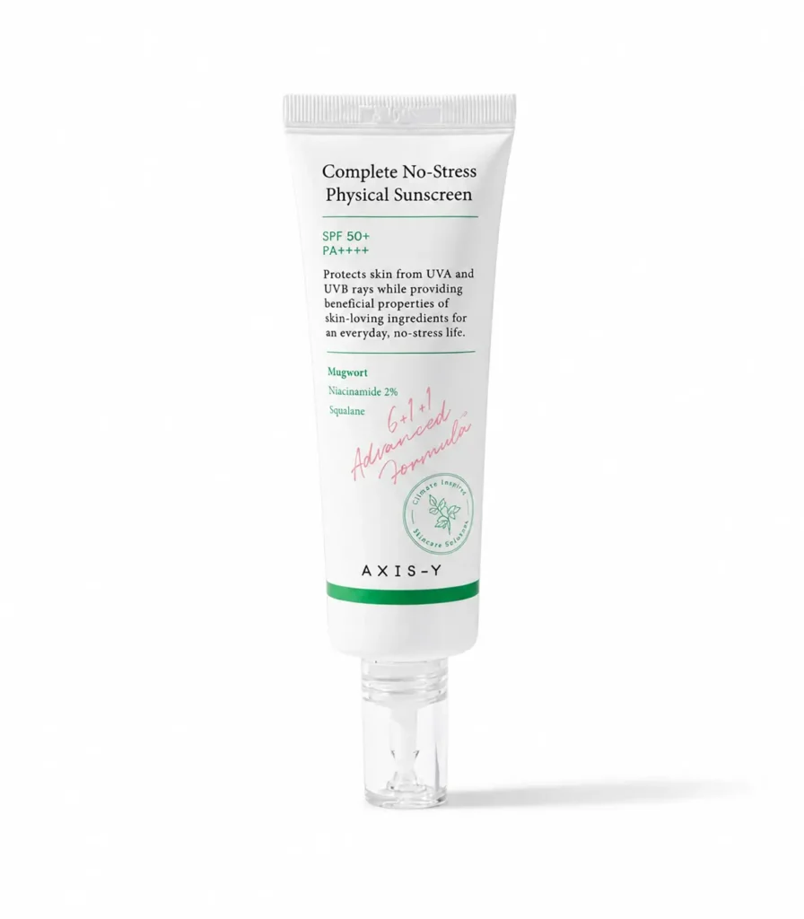 AXIS-Y Complete No-Stress Physical Sunscreen SPF50+ PA++++ 50ml