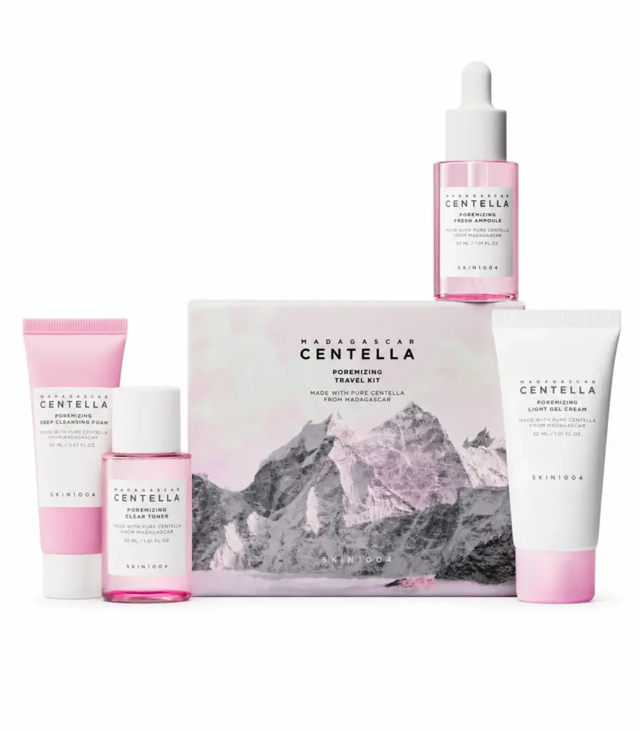SKIN1004 Madagascar Centella Poremizing Travel Kit 4pcs